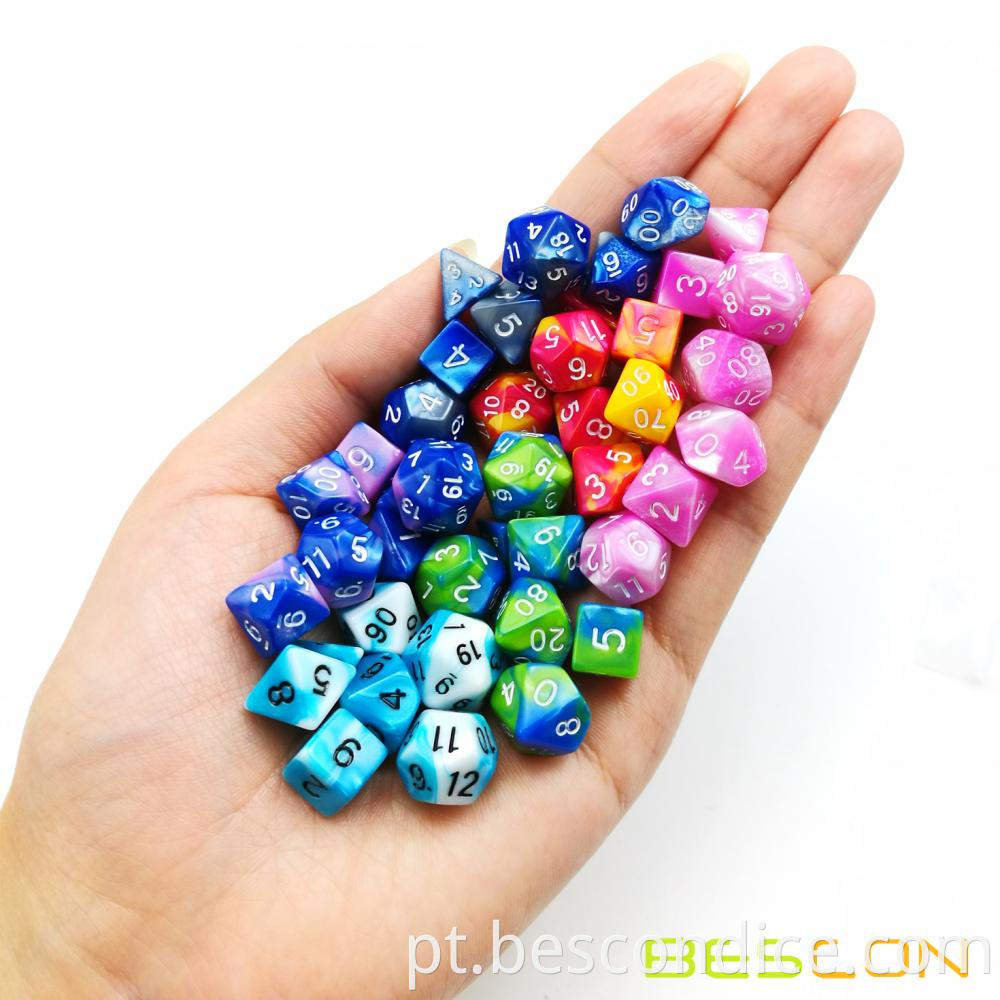 Gemini Assortment Polyhedral Dnd Mini Dice 42pcs 5